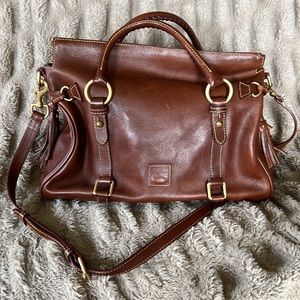 Florentine large Dooney & Bourke Satchel with Tassels.